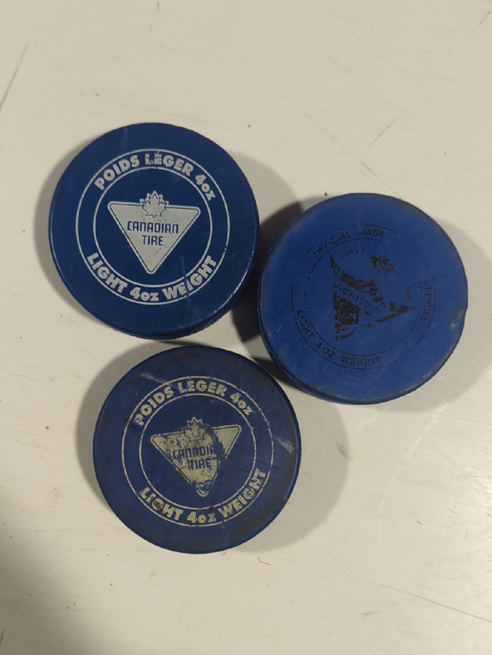 Hockey Pucks - 4oz Set Of 3